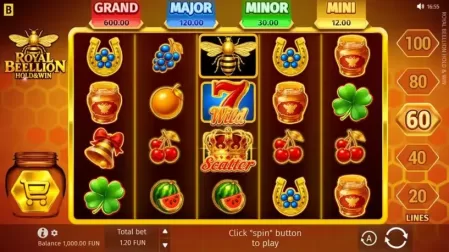 Royal Beellion Hold & Win slot screenshot 1