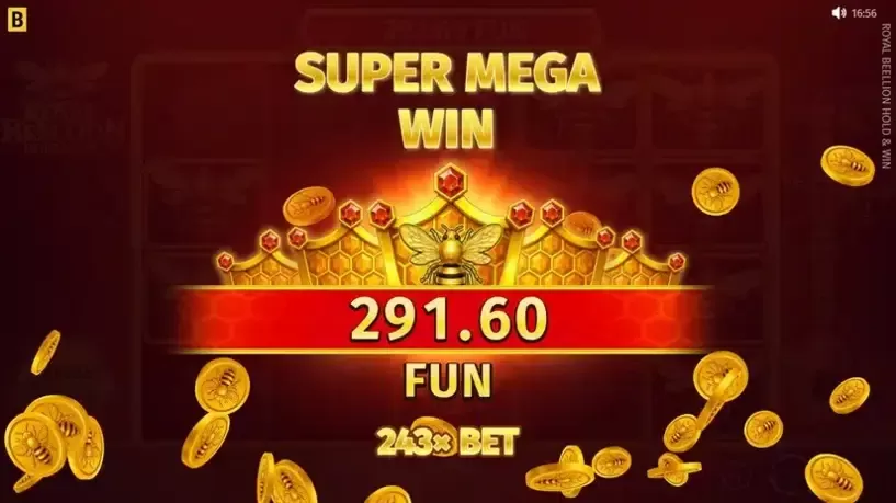 Royal Beellion Hold & Win slot screenshot 