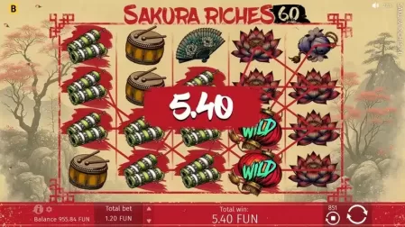 Sakura Riches 60 slot screenshot 5