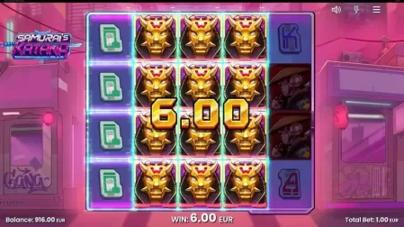 Samurais Katana slot screenshot 2