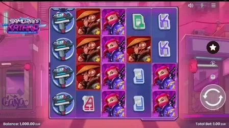 Samurais Katana slot screenshot 1