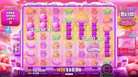Sugar Rush Super Scatter slot screenshot 4