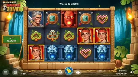 Tessa Hunt and the Warrior Tomb slot screenshot 1