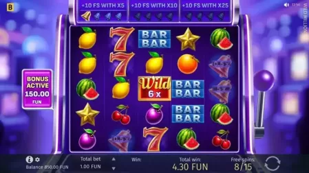 Wild Million slot screenshot 4