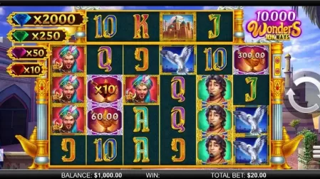 10000 Wonders 10k Ways slot screenshot 1