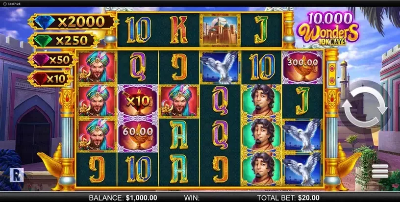 10000 Wonders 10k Ways slot screenshot 1