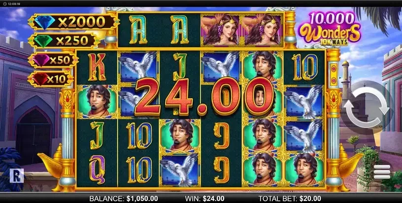 10000 Wonders 10k Ways slot screenshot 2