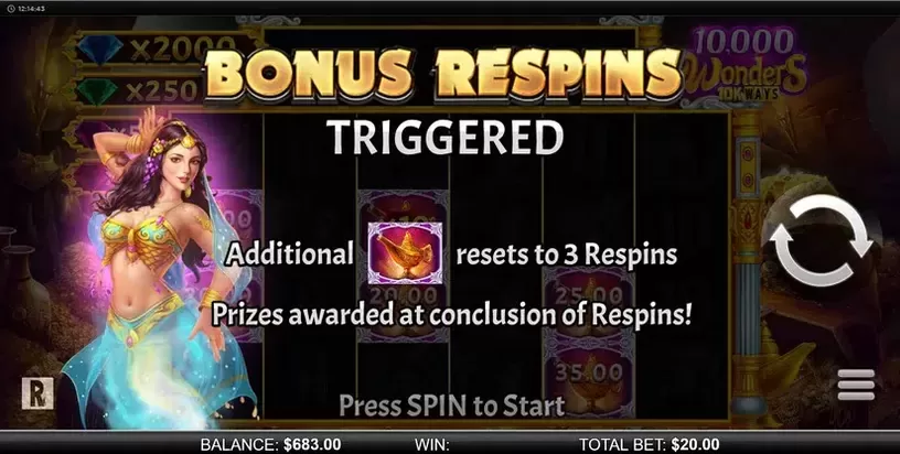10000 Wonders 10k Ways slot screenshot 5