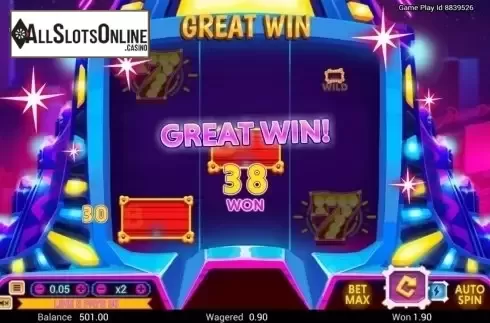 Win Screen. 3 Diamonds from Swintt