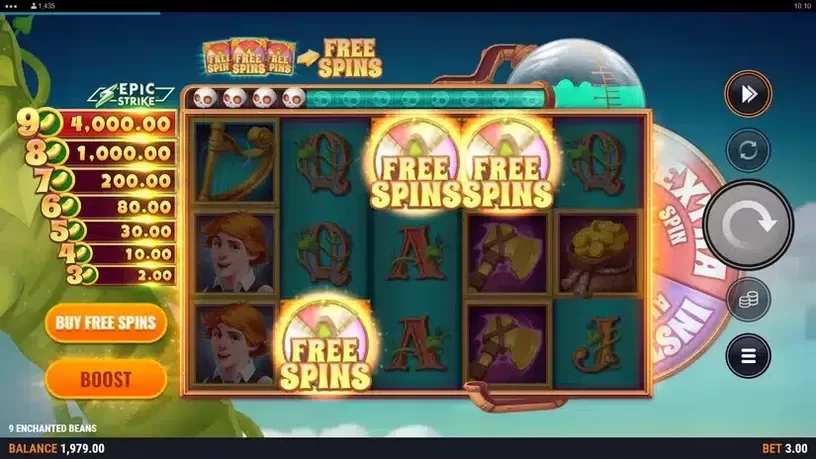 9 Enchanted Beans slot screenshot 5