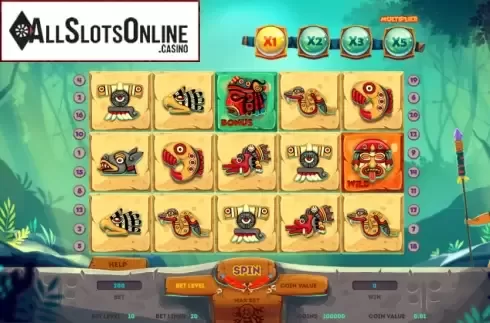 Reel Screen. Aztec Slot from Smartsoft Gaming