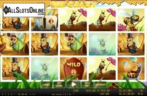 Game reels. Bee Crazy HD from World Match