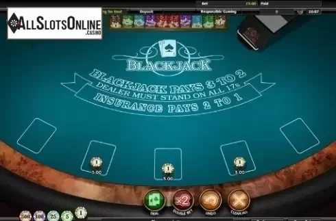 Win screen. Blackjack (Slot Factory) from Slot Factory