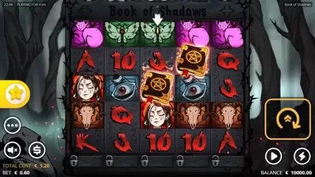 Book of Shadows slot screenshot 1