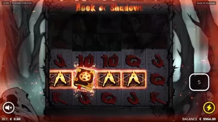 Book of Shadows slot screenshot 3