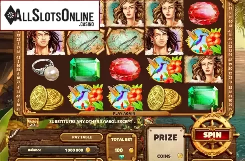 Game Workflow screen. Caribbean Treasure from Red Rake