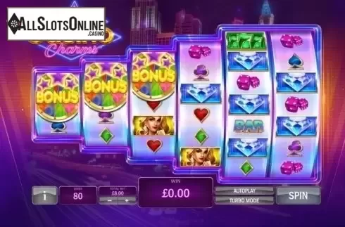 Reel Screen. Casino Charms from Playtech