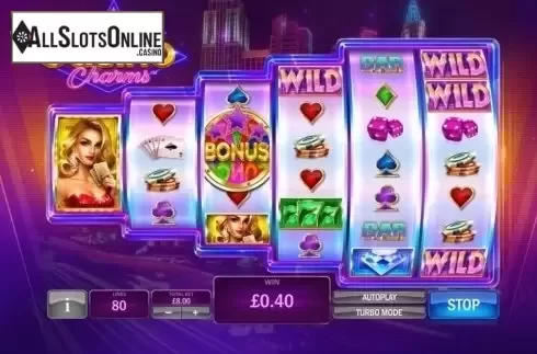 Reel Screen. Casino Charms from Playtech