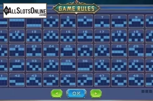 Paylines. Castle Guardian from Dream Tech
