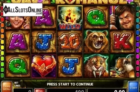 Screen2. Cave Romance from Casino Technology
