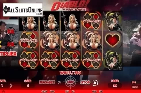 Win Screen. Codename Diablo Suitmaker from Skyrocket Entertainment