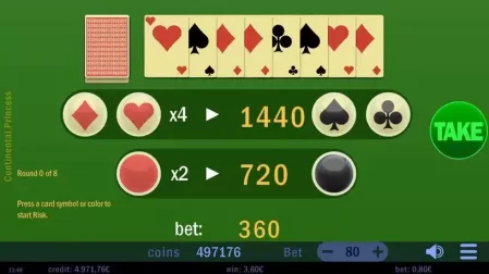 Continental Princess slot screenshot 4