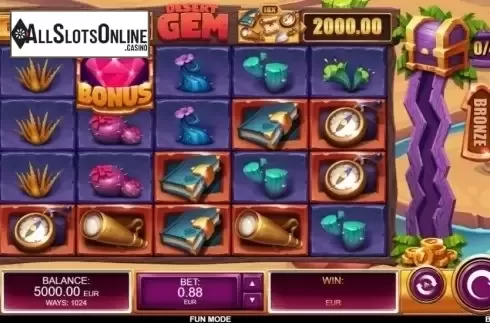 Reel Screen. Desert Gem from Kalamba Games