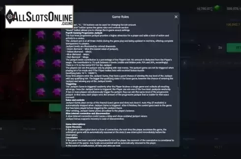 Game Rules screen 3