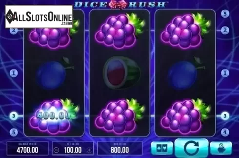 Win Screen. Dice Rush from SYNOT