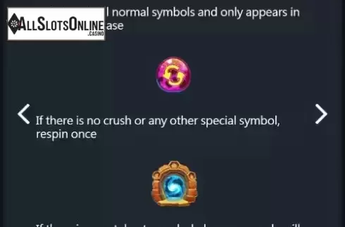 Special symbols screen