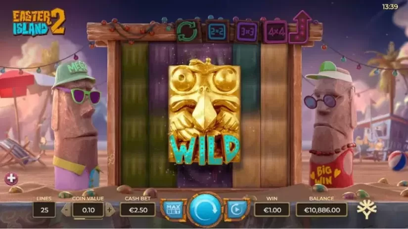 Easter Island 2 slot screenshot 4