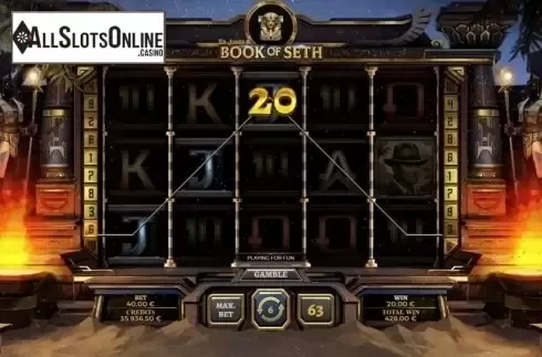 Free Spins 3. Ed Jones & Book of Seth from Spinmatic