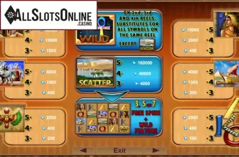 Screen2. Egypt Sky from EGT