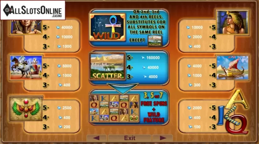 Screen2. Egypt Sky from EGT