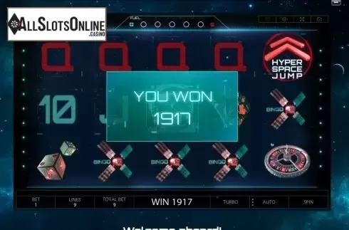 Free Spin outro screen. EiG2016 from Endorphina