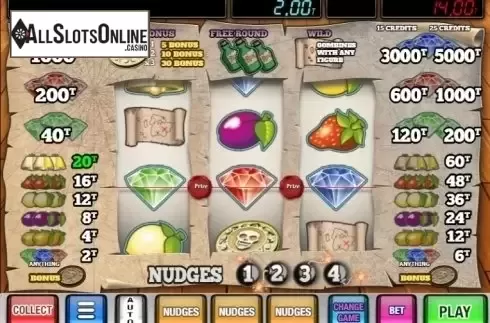 Win Screen. El Tesoro Pirata 5000 from MGA