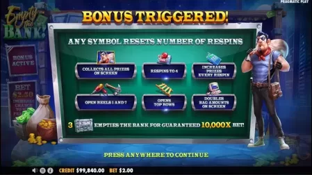 Empty the Bank slot screenshot 3