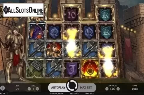 Additional wilds screen. Fire Siege Fortress from NetEnt