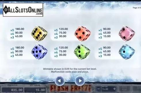 Symbols 2. Flash Freeze from Air Dice