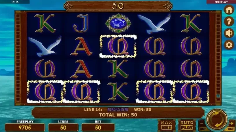 Flying Dutchman slot screenshot 2