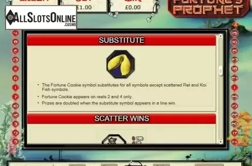 Substitute. Fortunes Prophet from Eyecon