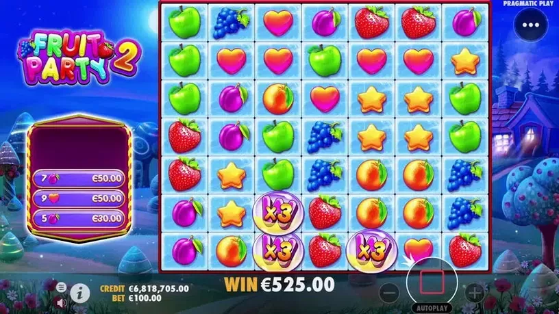 Fruit Party 2 slot screenshot 3