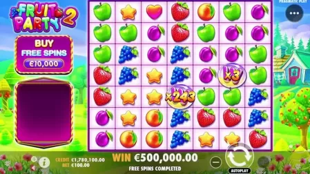 Fruit Party 2 slot screenshot 1