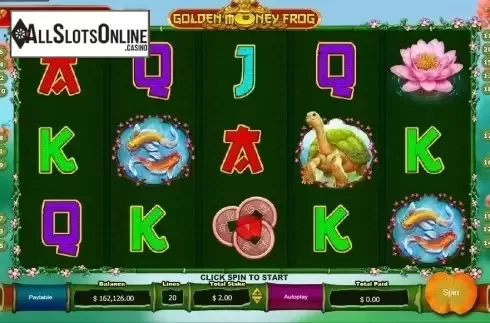 Reels. Golden Money Frog from Sigma Gaming