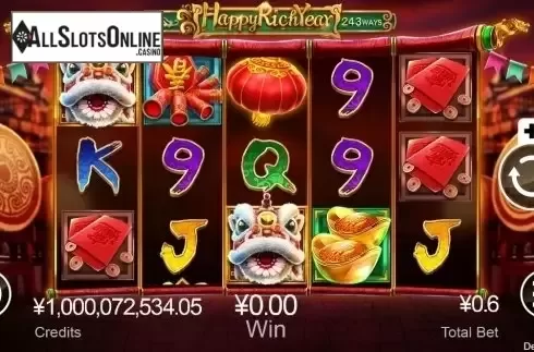 Reel Screen. Happy Rich Year from CQ9Gaming