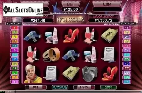 Reel Screen. High Fashion from RTG
