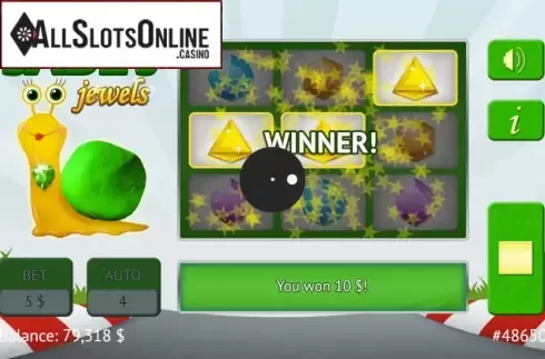 Win Screen. Jade’s Jewels from Vermantia