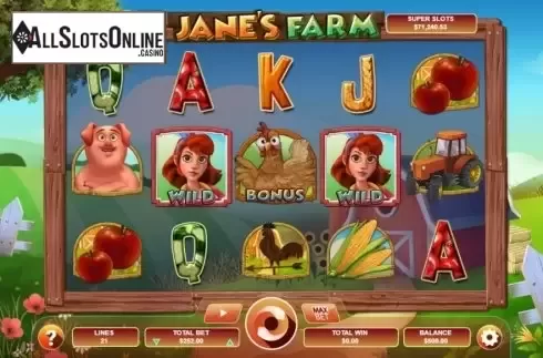 Reel screen. Jane’s Farm from Arrows Edge