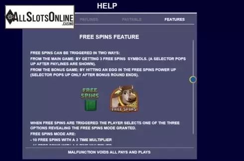 Feature screen 1. Jane’s Farm from Arrows Edge