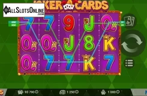 Screen6. Joker Cards from MrSlotty